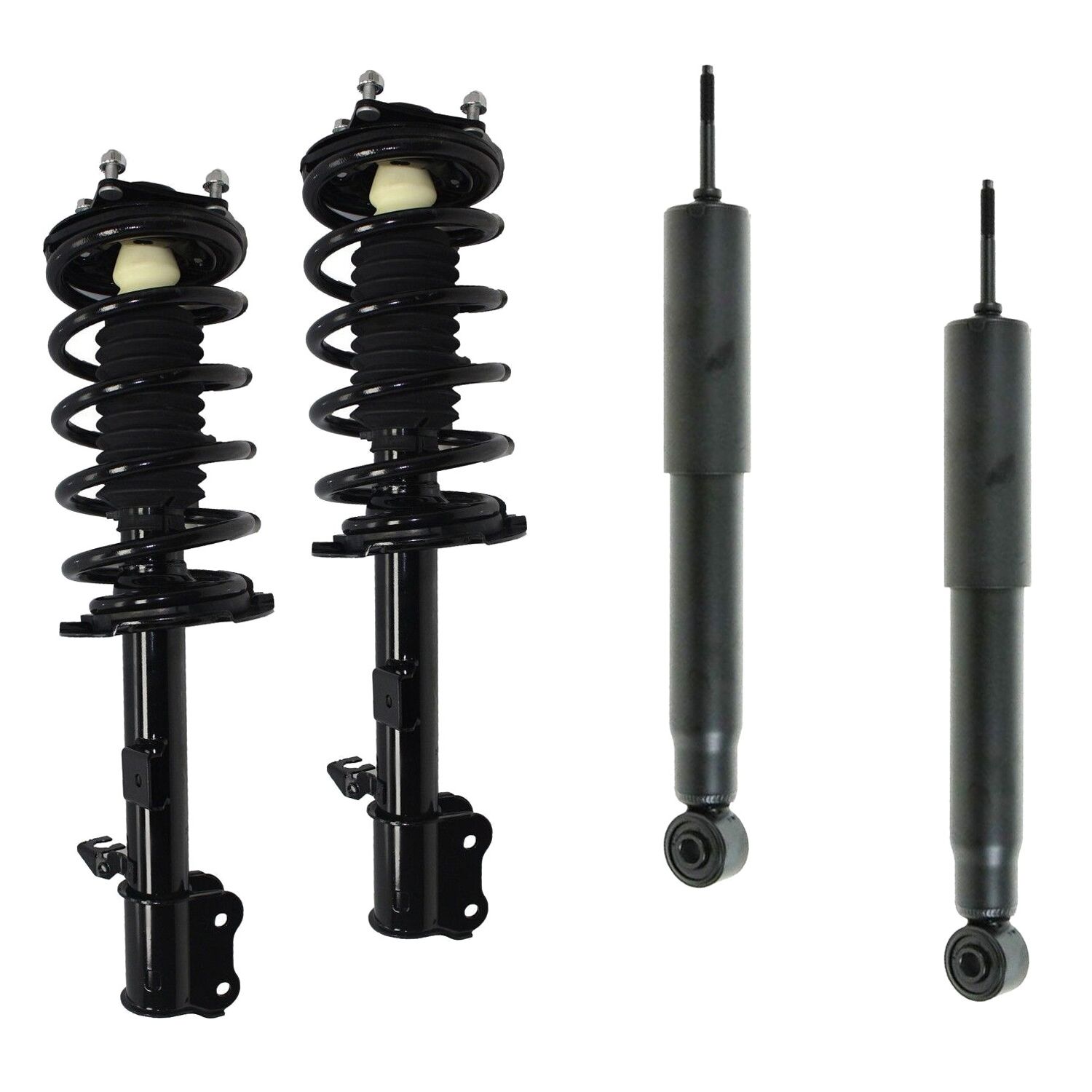 2 Front Complete Strut Spring + 2 Shock Fit 08-12 Escape, 08-11 Tribute, Mariner