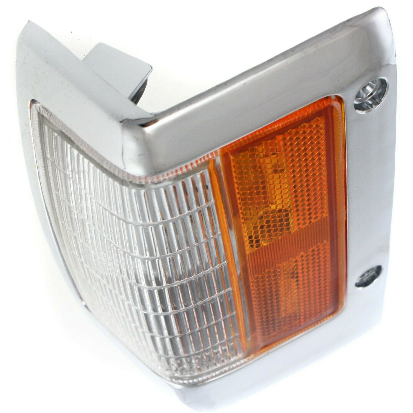 Chrome Parking Corner Side Marker Signal Light Lamp Pair Set For D21 Pickup