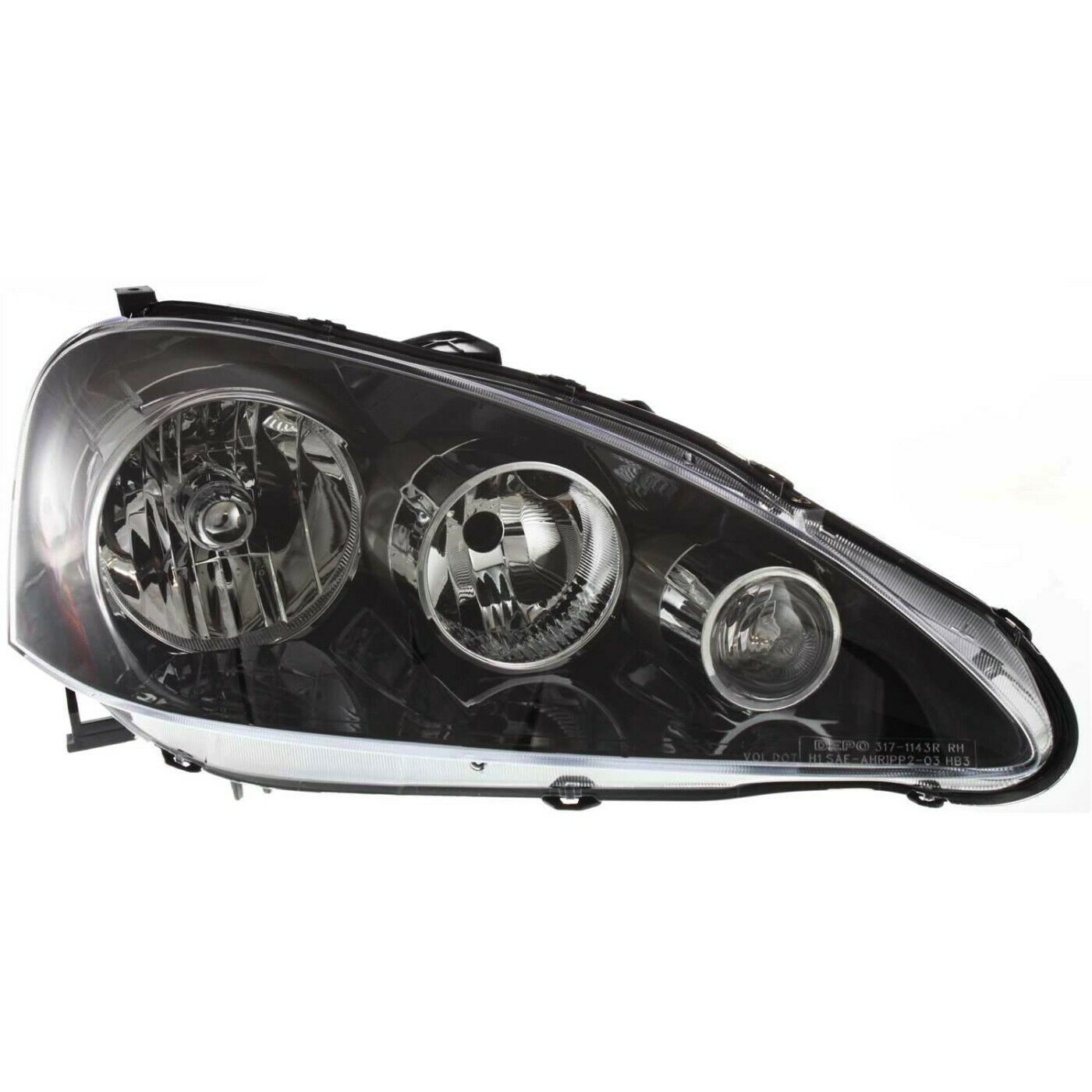Headlights Headlamps Left & Right Pair Set For 05-06 RSX Base 05-06 RSX Type-S
