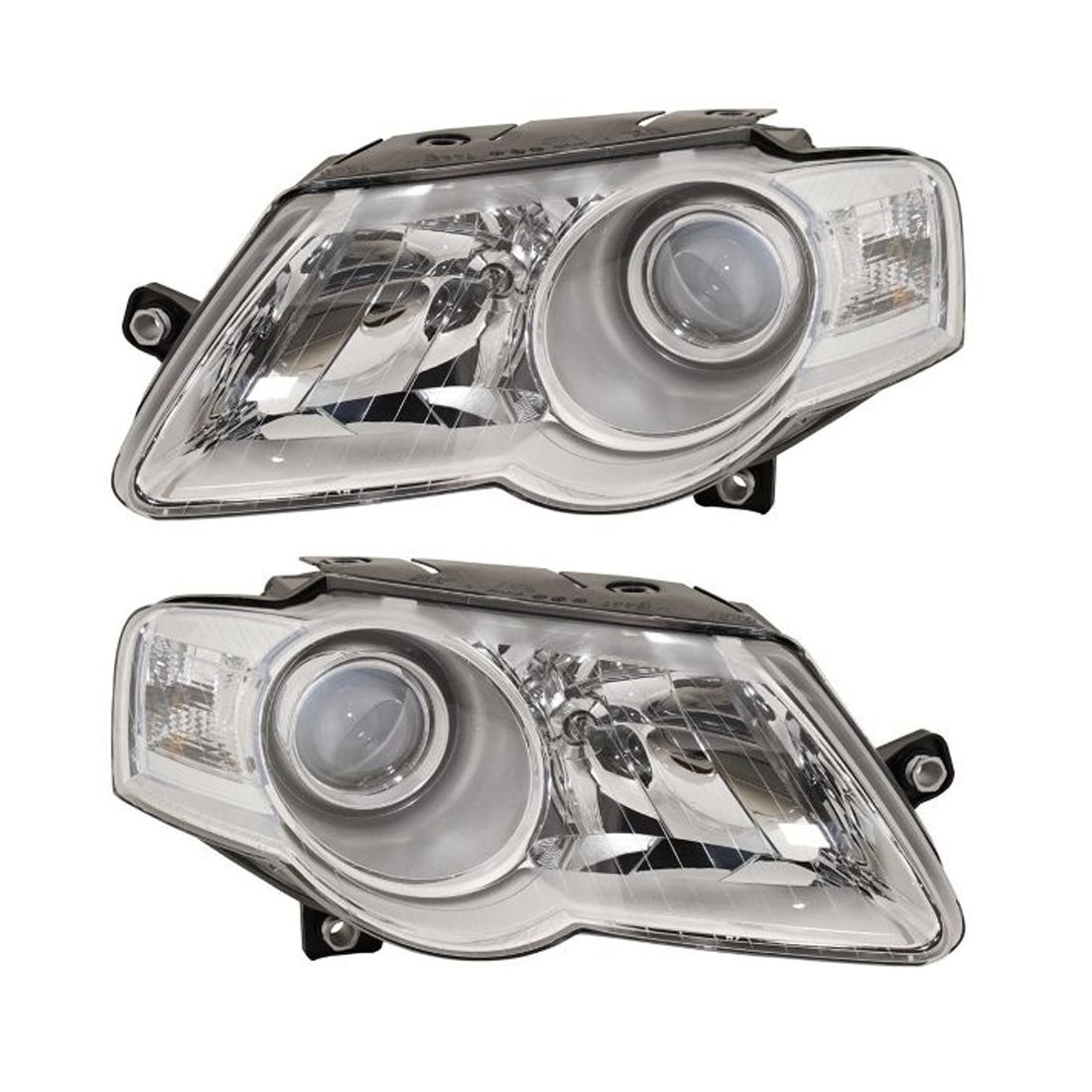 2pcs Left And Right Side Headlight Driving Head Light Headlamp For 06-10 Passat
