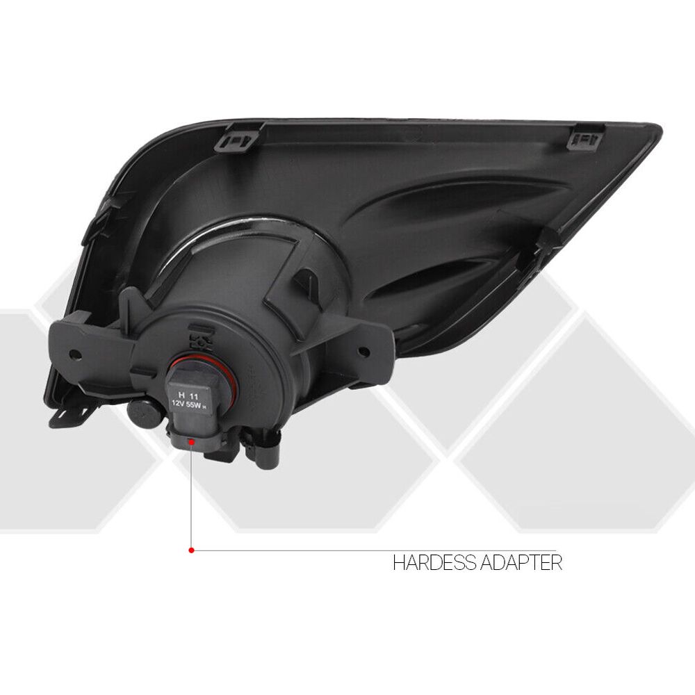 Fits 2016-2018 Nissan Altima 4Dr [Clear] Fog Light Lamp W/Switch+Harness+Bezel