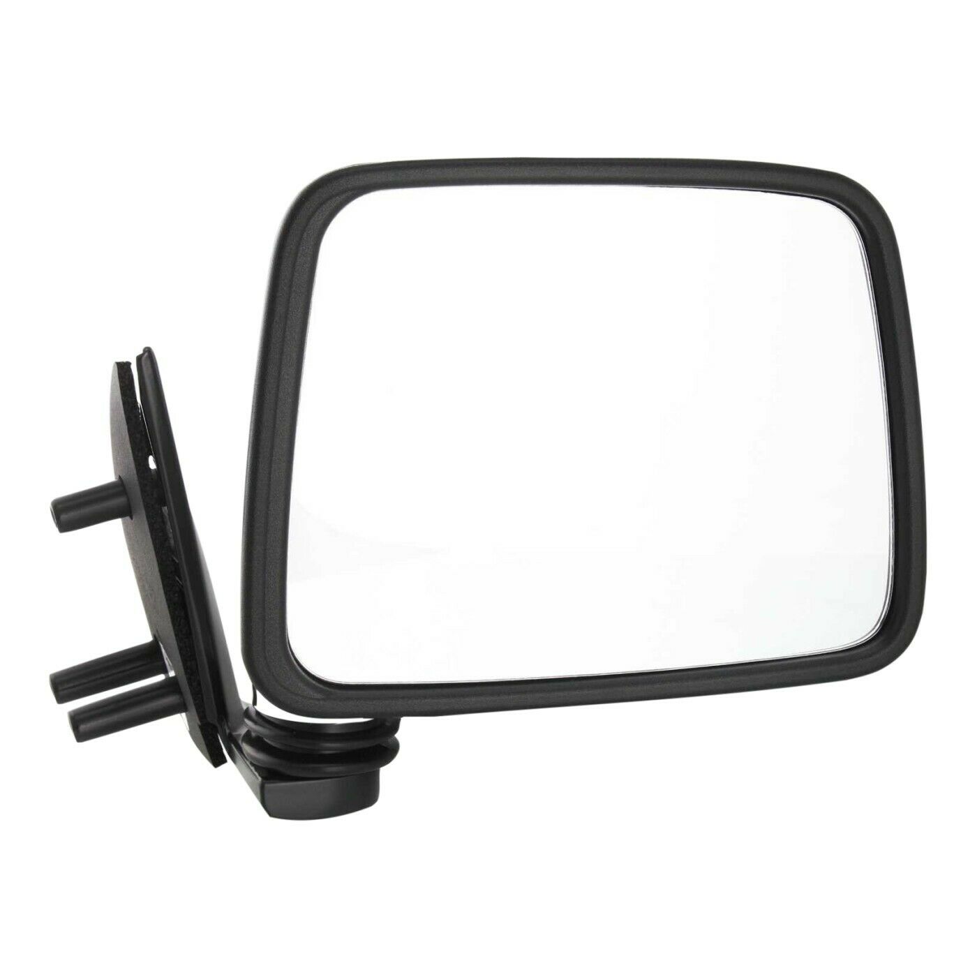 Chrome Manual Side View Mirrors Pair Set For D21 Pathfinder Pickup Hardbody