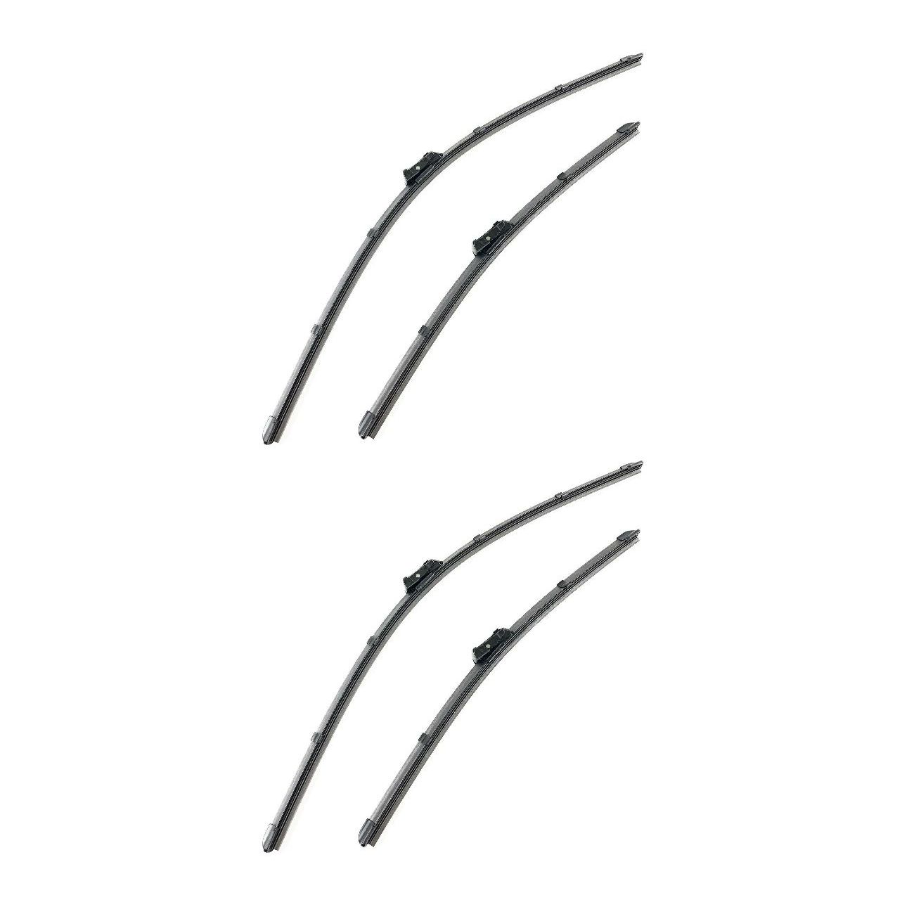 2 Sets Of - For 2018-2022 Range Rover Velar Velar LHD Front Windshield Wiper Blades