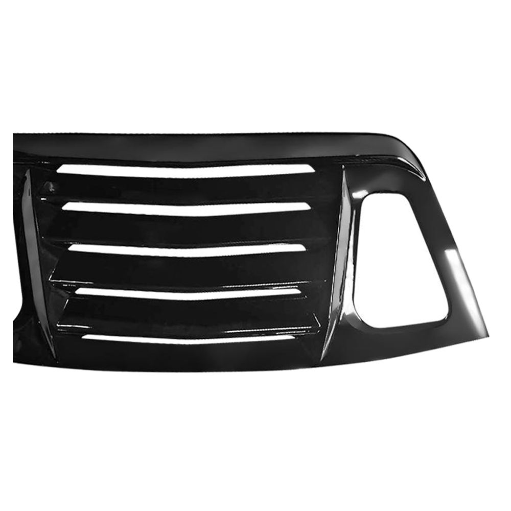 Fits 08-23 Dodge Challenger V2 Style Gloss Black Window Louver Sun Shade Cover