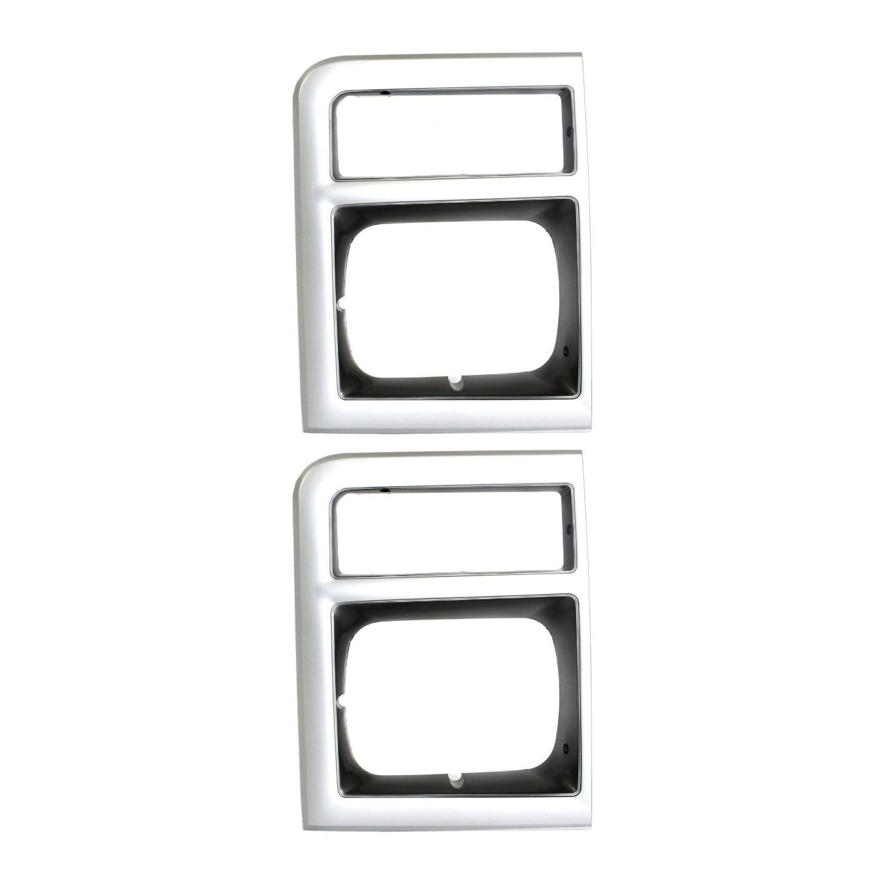 2 Sets Of - Head Light Headlight Door Headlamp Bezel Driver Left Side For Chevy GMC