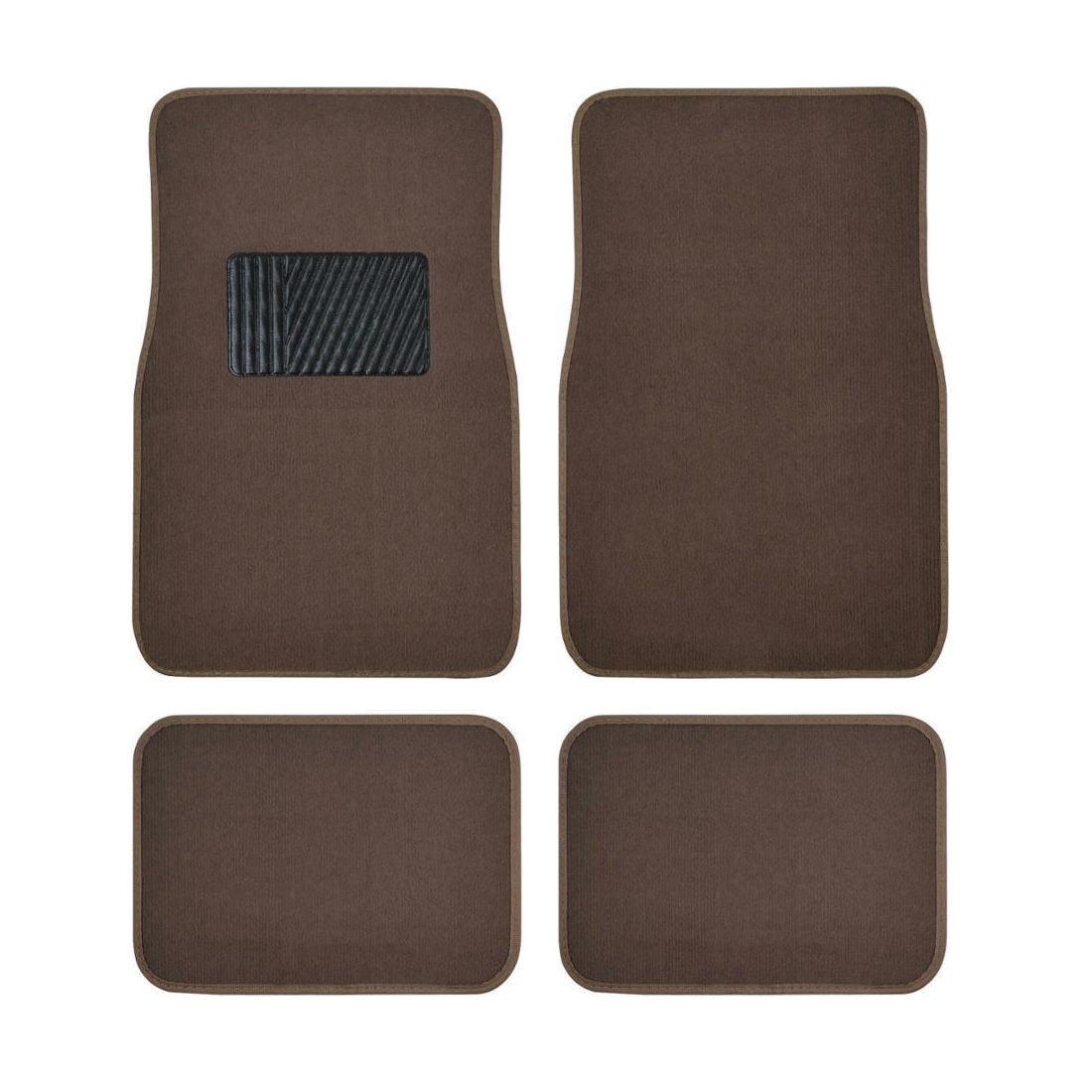 Dark Beige Car Floor Mats Liner Pads Mat Standard For 2003 RS6 4pc Auto Brown