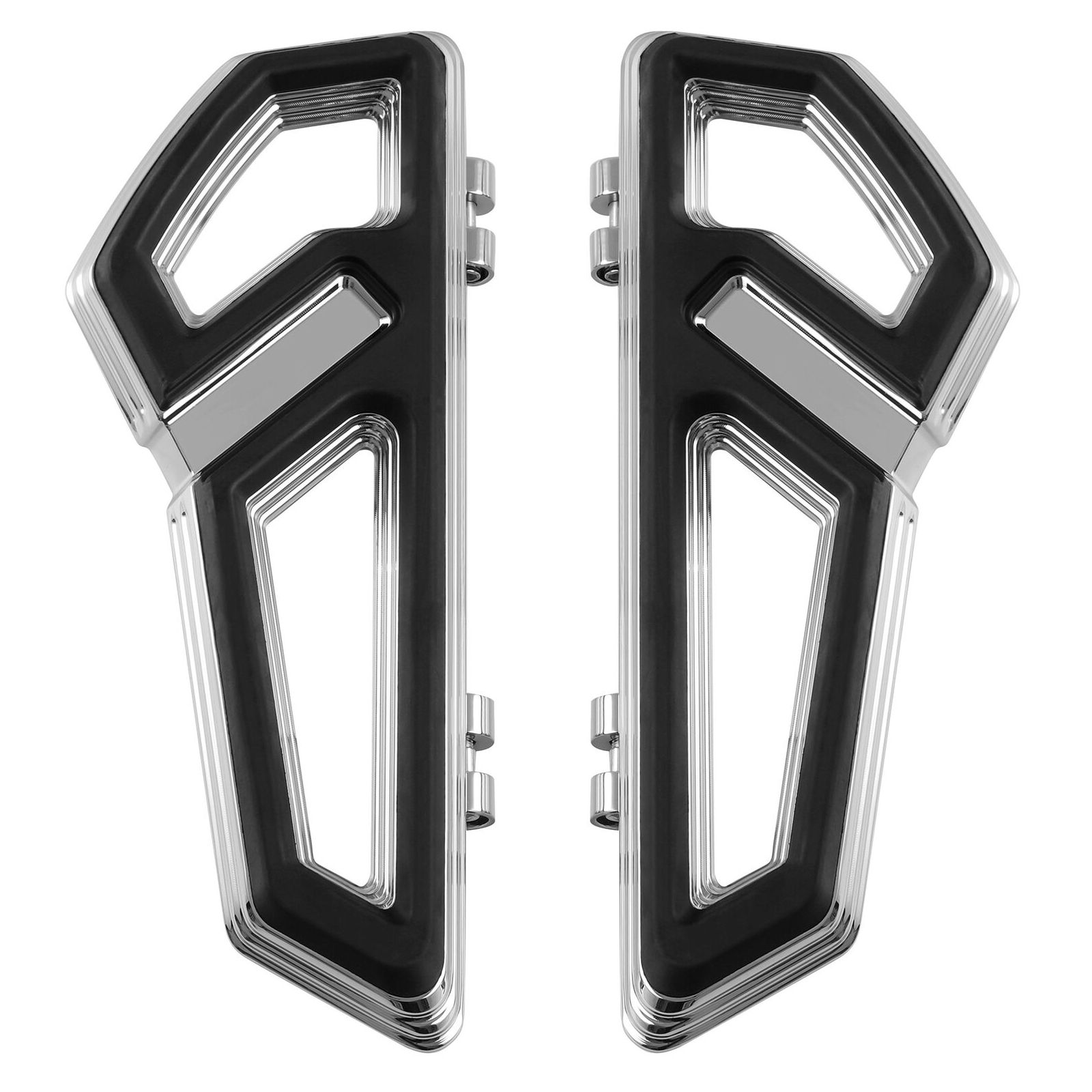 For 18-23 Harley-Davidson CVO Road Glide Chrome Driver Passenger Floorboards