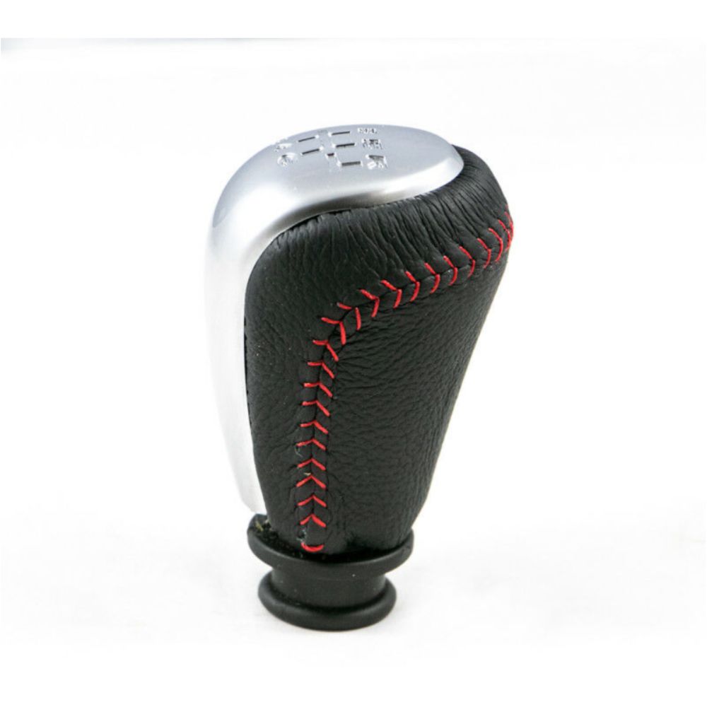 For 04-06 GTO Base Coupe Speed Manual T56 Shift Shifter Knob Red Stitch *LMP1305