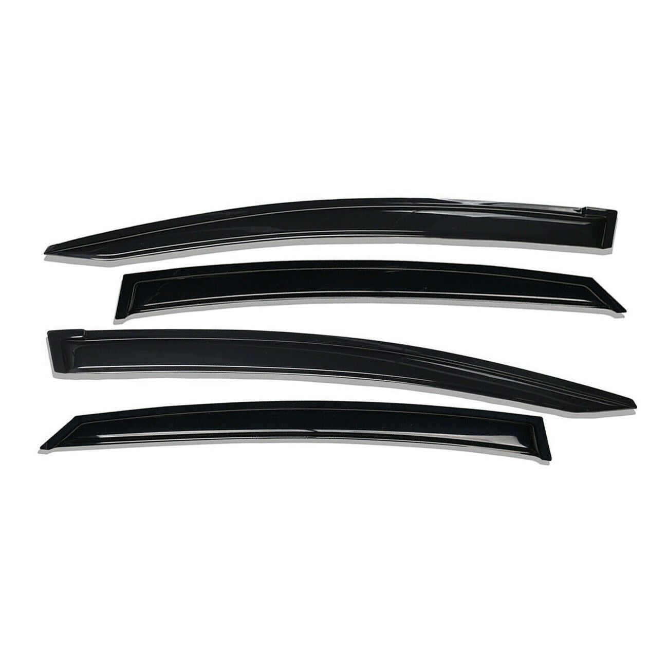 4pcs Out Channel Style Sun Rain Window Visors Visor For 94712
