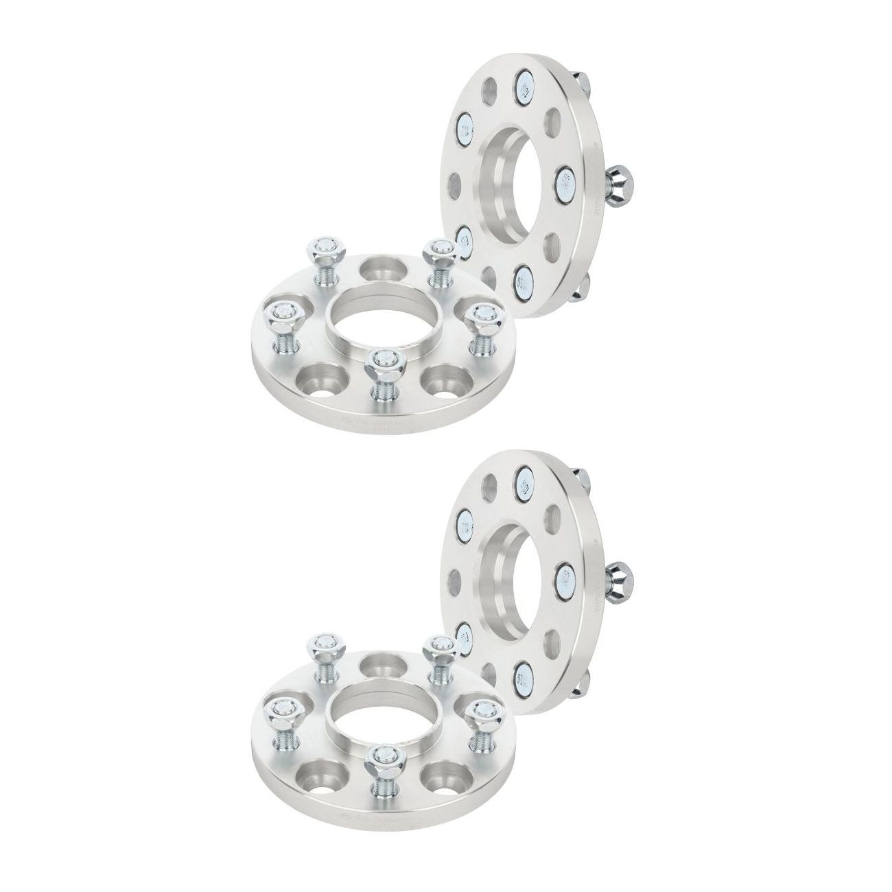 2 Sets Of - Wheel Spacers 5x114.3 Or 5x4.5 15mm 12x1.25 For INFINITI Nissan 66.1 CB