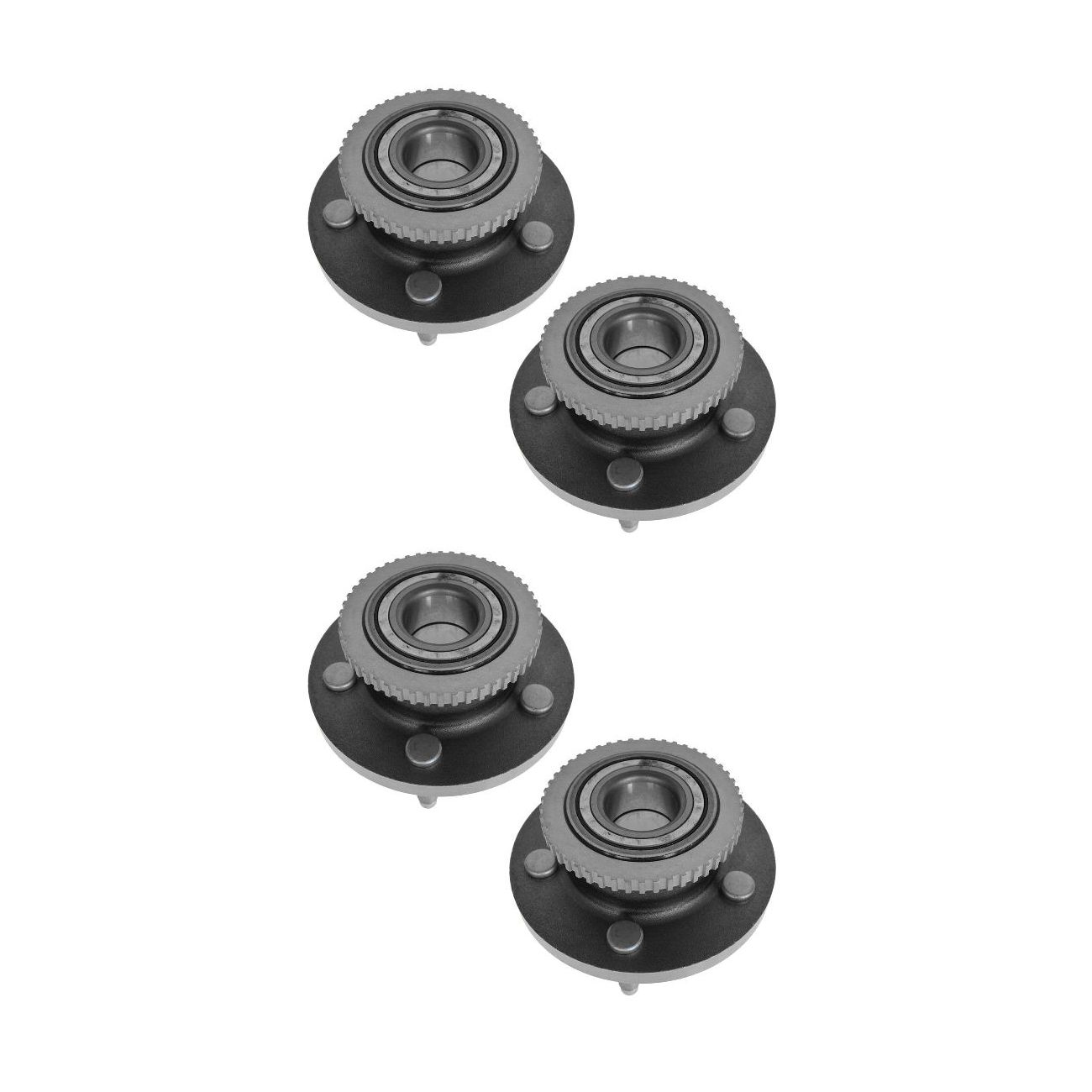 2 Sets Of - Front Wheel Hub & Bearing Left/Right Set For Ford Lincoln Mercury