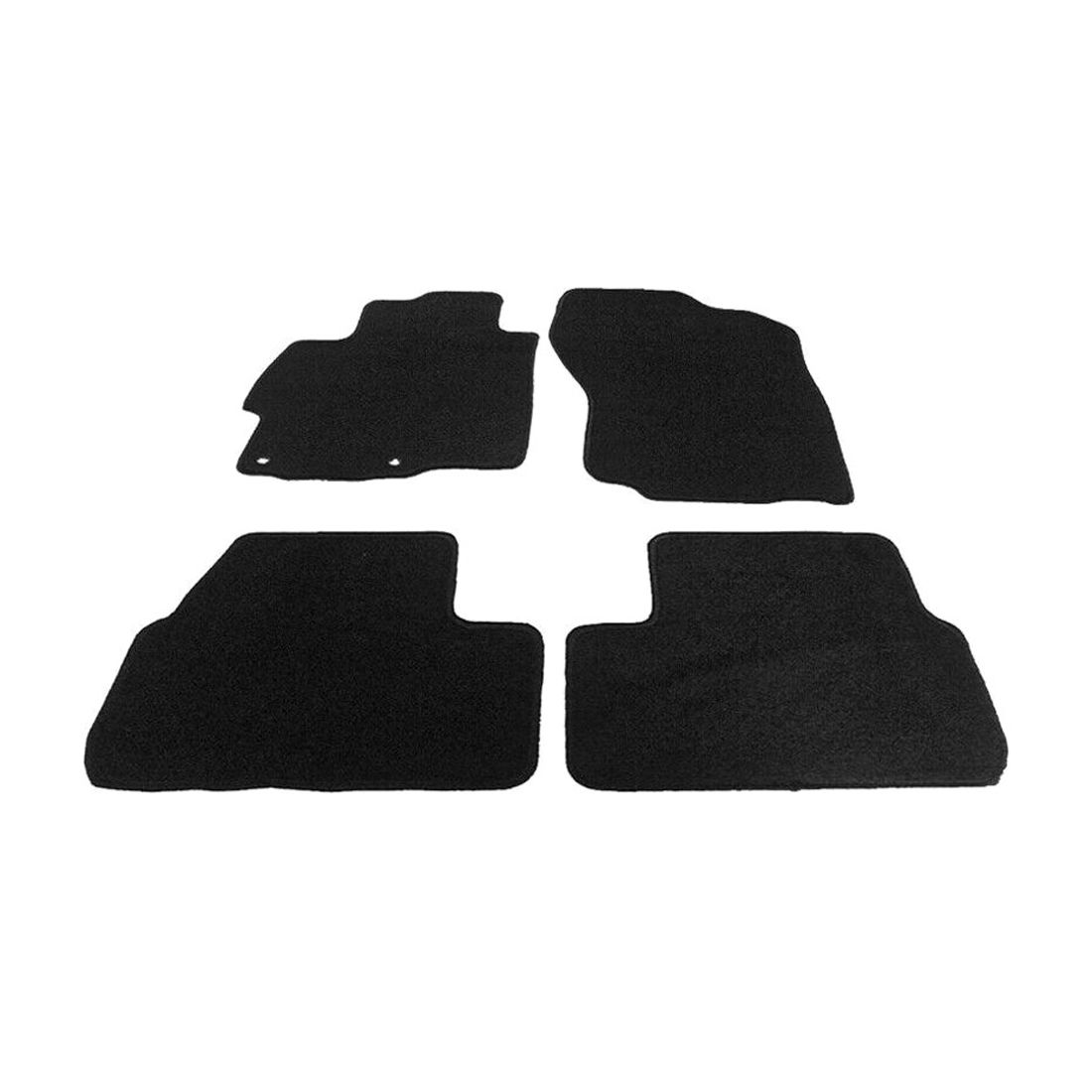 For 11-15 Lancer GT Sportback Hatchback Nylon Black Floor Mats Auto Carpets 4PC