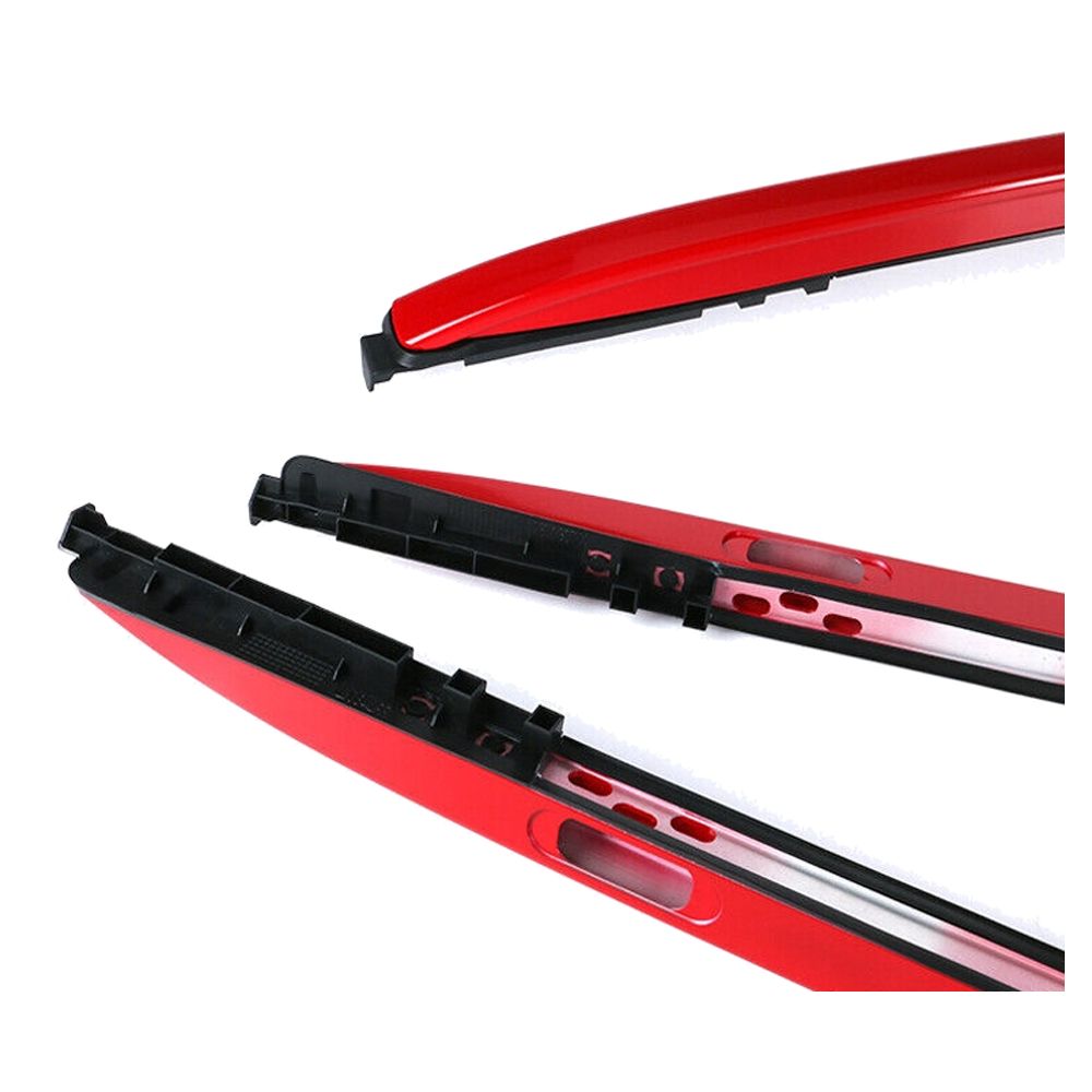Fits 18-20 Toyota C-HR 4DR OE Style Red Roof Rack Side Rails Bar Aluminum - 2PCS