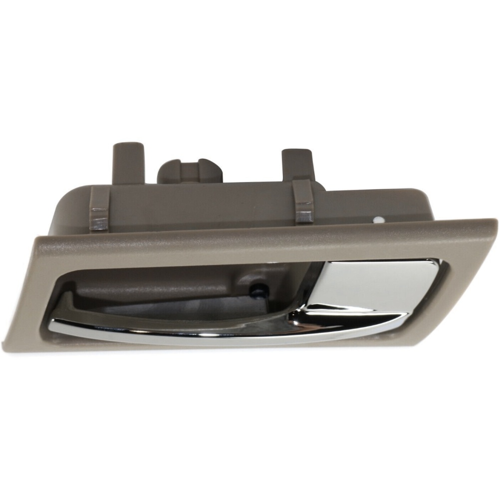 Door Handle Set For 2003-11 Ford Crown Victoria Front/Rear Gray W/Chr Lvr 2-Pcs