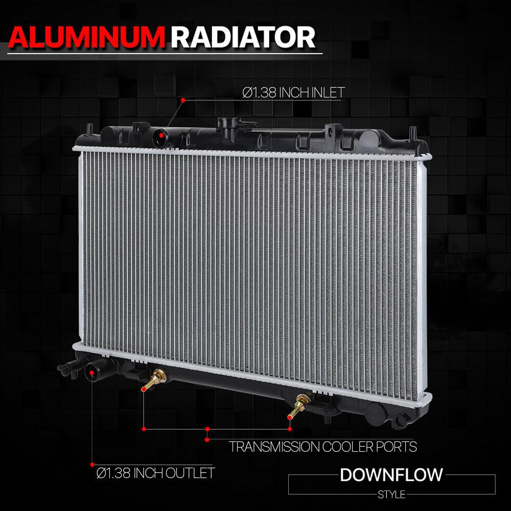 For 04 Sentra S A86536-9642ARMEO 2.5 Aluminum Factory Replacement Radiator-2469