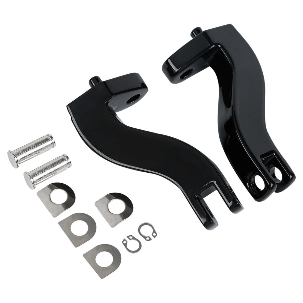 2 Sets Of - Passenger Rear Foot Peg Mounting Kits For 2009-2015 Harley-Davidson