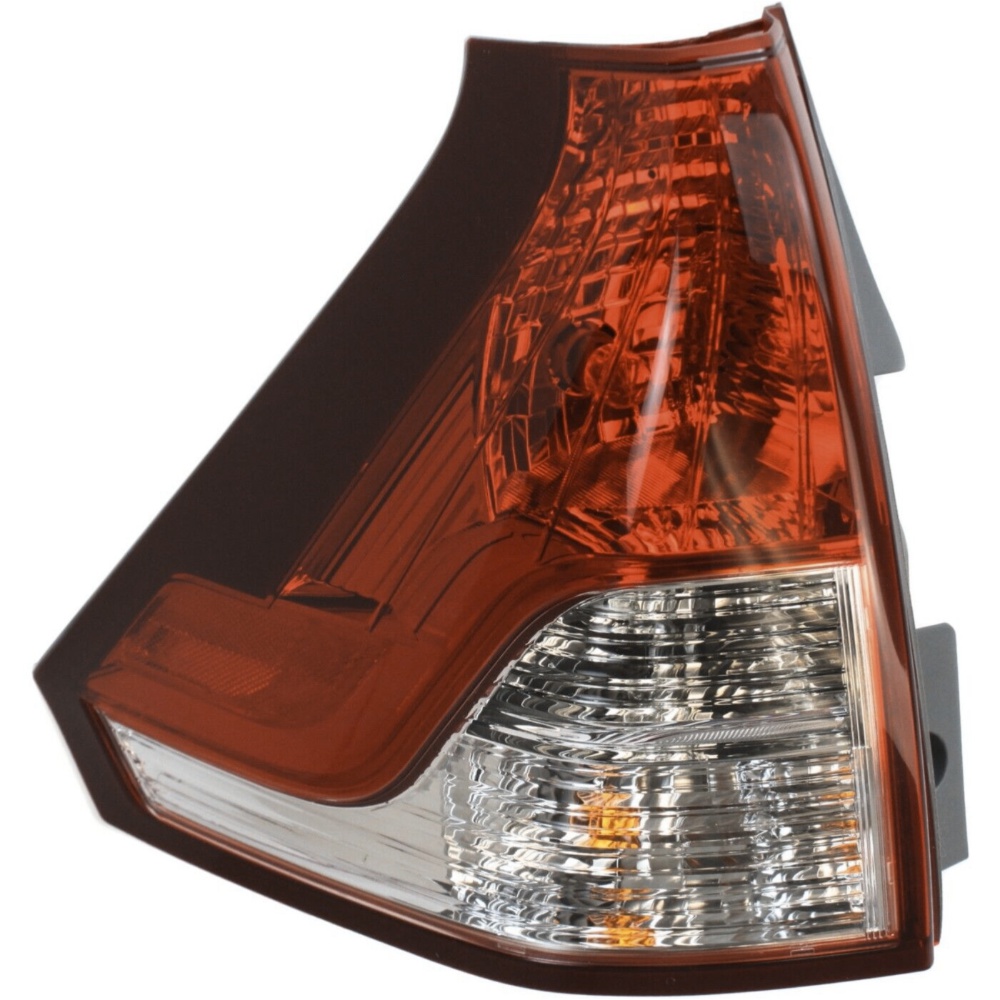 Halogen Tail Light Set For 12-14 CR-V Lower Clear/Red W/ Bulbs 2Pcs