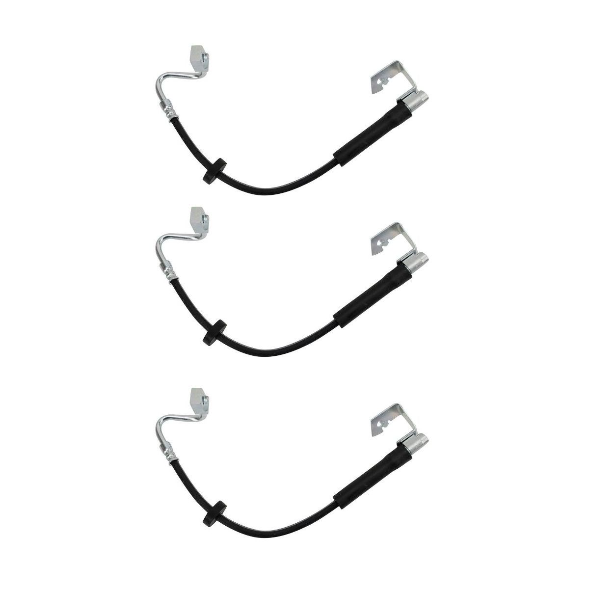 3 Sets Of - Front Right Brake Hose For Crown Grand Marquis Marauder Town Car Victoria