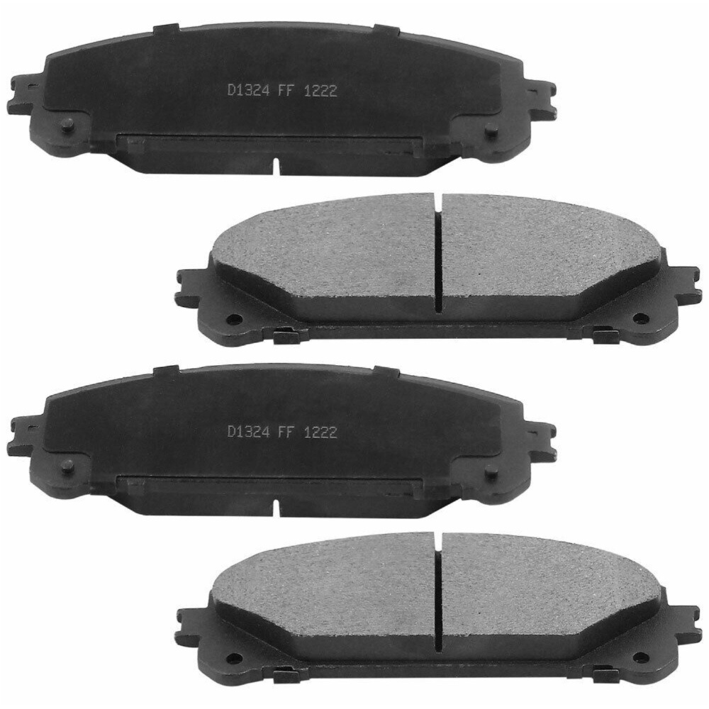 Front & Rear Ceramic Brake Pads For Lexus RX350 RX450h Toyota Highlander Sienna