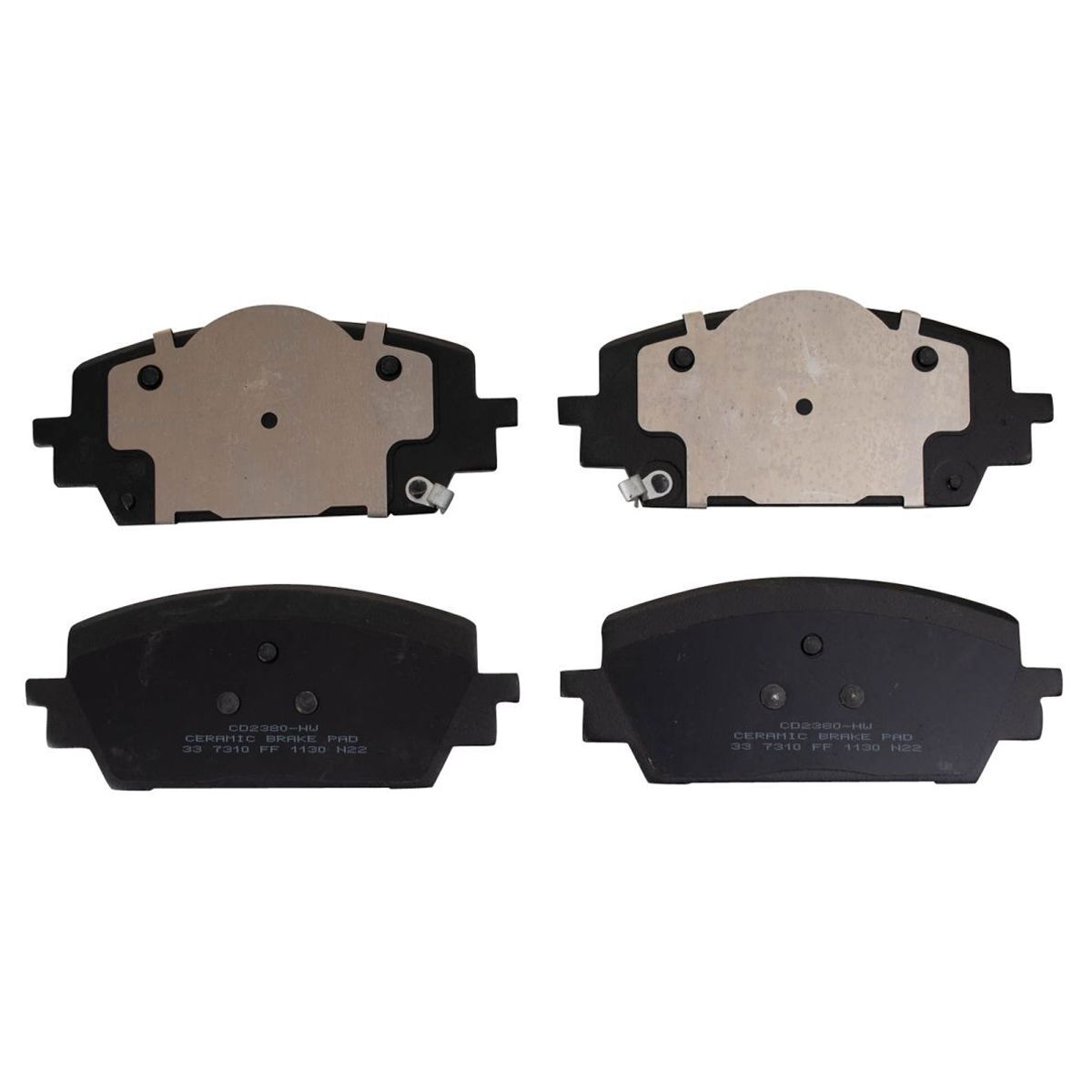 For 21-22 Hyundai Santa Fe 21 Kia Sorento Sport Utility Front Ceramic Brake Pads