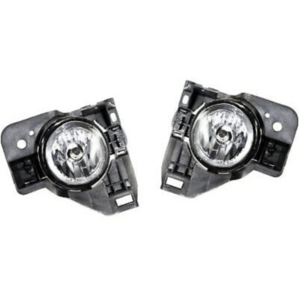 Set Of 2 Clear Lens Fog Light For 2009-2014 Maxima Sedan Left & Right W/ Bulbs