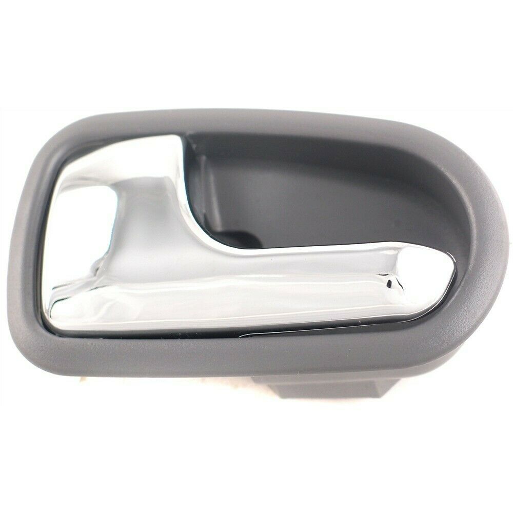 Inner Interior Inside Chrome & Gray Door Handle Pair Set For Mazda 626 Protege