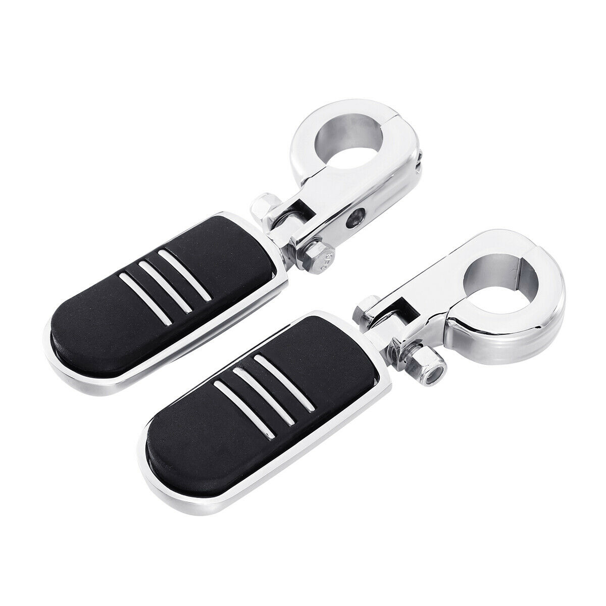2 Sets Of - 1/4'' Pegstreamliner Highway Foot Pegs Footpeg Mount Fit For Harley