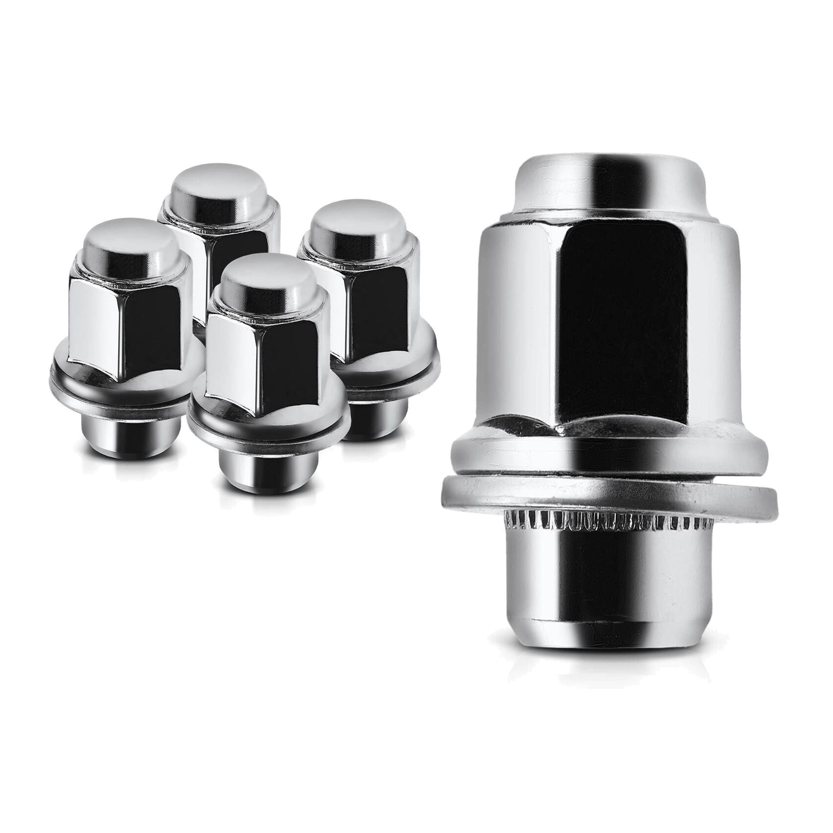 5x M12-1.50 Front Or Rear Acorn Wheel Lug Nut For Toyota Corolla 1987-2021 Camry
