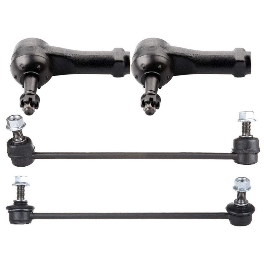 4pcs Front Sway Bar Links Outer Tie Rods Ends For Chevrolet Pontiac Saturn