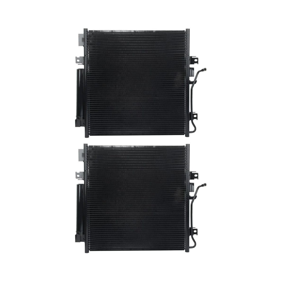 2 Sets Of - AC Condenser For 07-11 Nitro 08-12 Liberty V6 3.7L 3664