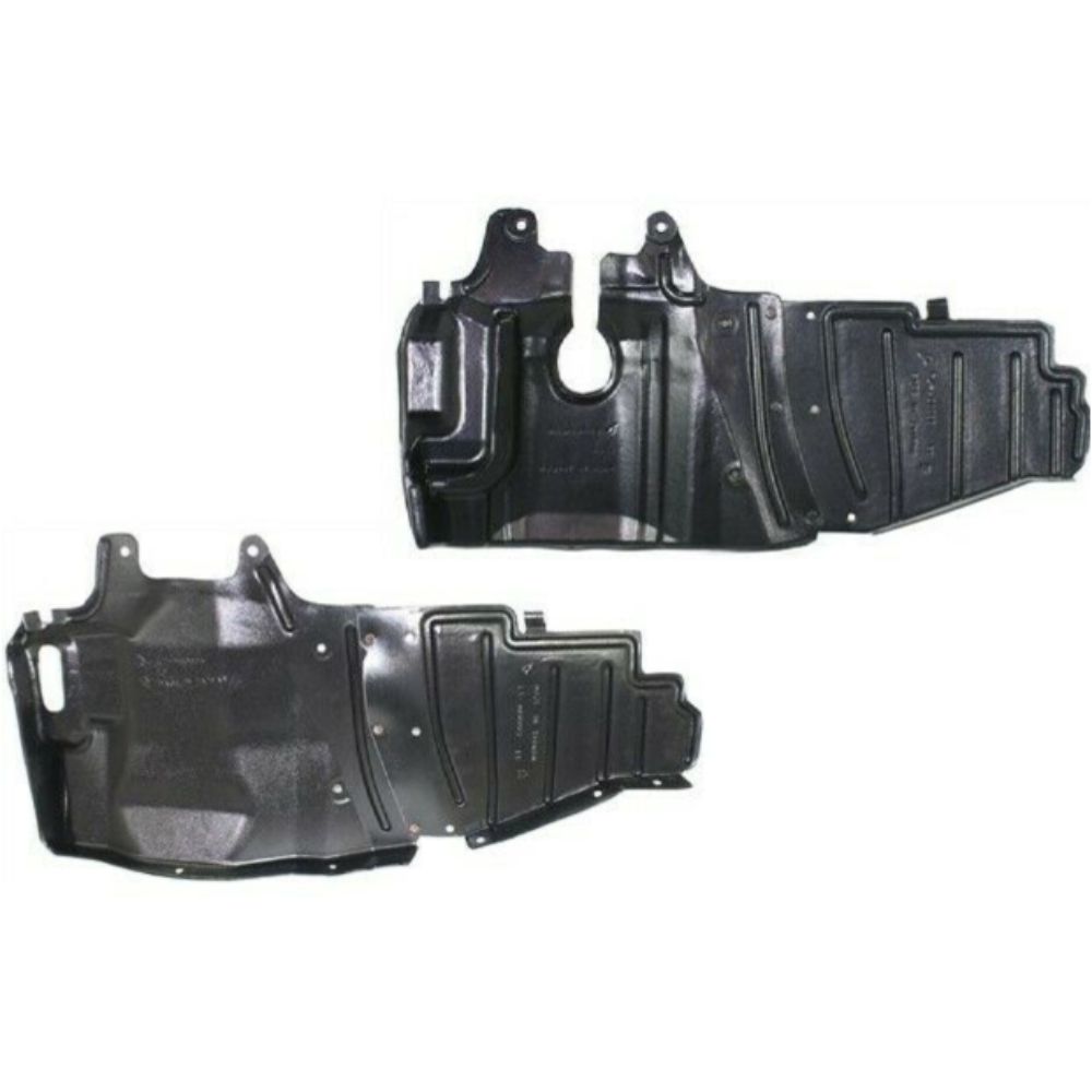 Left & Right Side Engine Splash Shield For 2002-2007 Mitsubishi Lancer Set Of 2