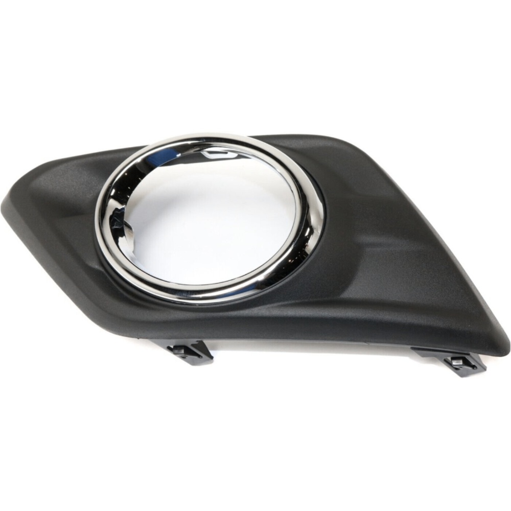 Fog Light Trim Set For 2014-2016 Rogue Left & Right Textured Black 2Pc