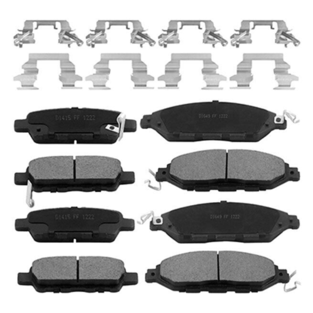 Front Rear Ceramic Brake Pad For INFINITI JX35 QX60 Nissan Murano Pathfinder