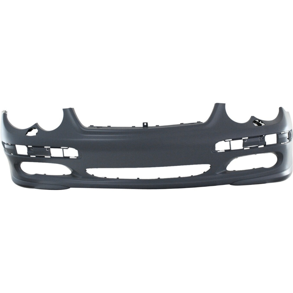 Bumper Cover For 02-04 C230 03-04 C320 Front With Headlight Washer Holes