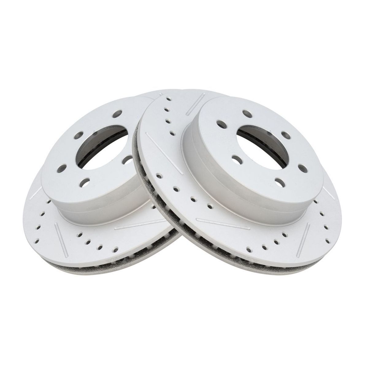 For Dodge 97-02 Dakota 98-02 Durango Drilled & Slotted Front Coated Brake Rotor