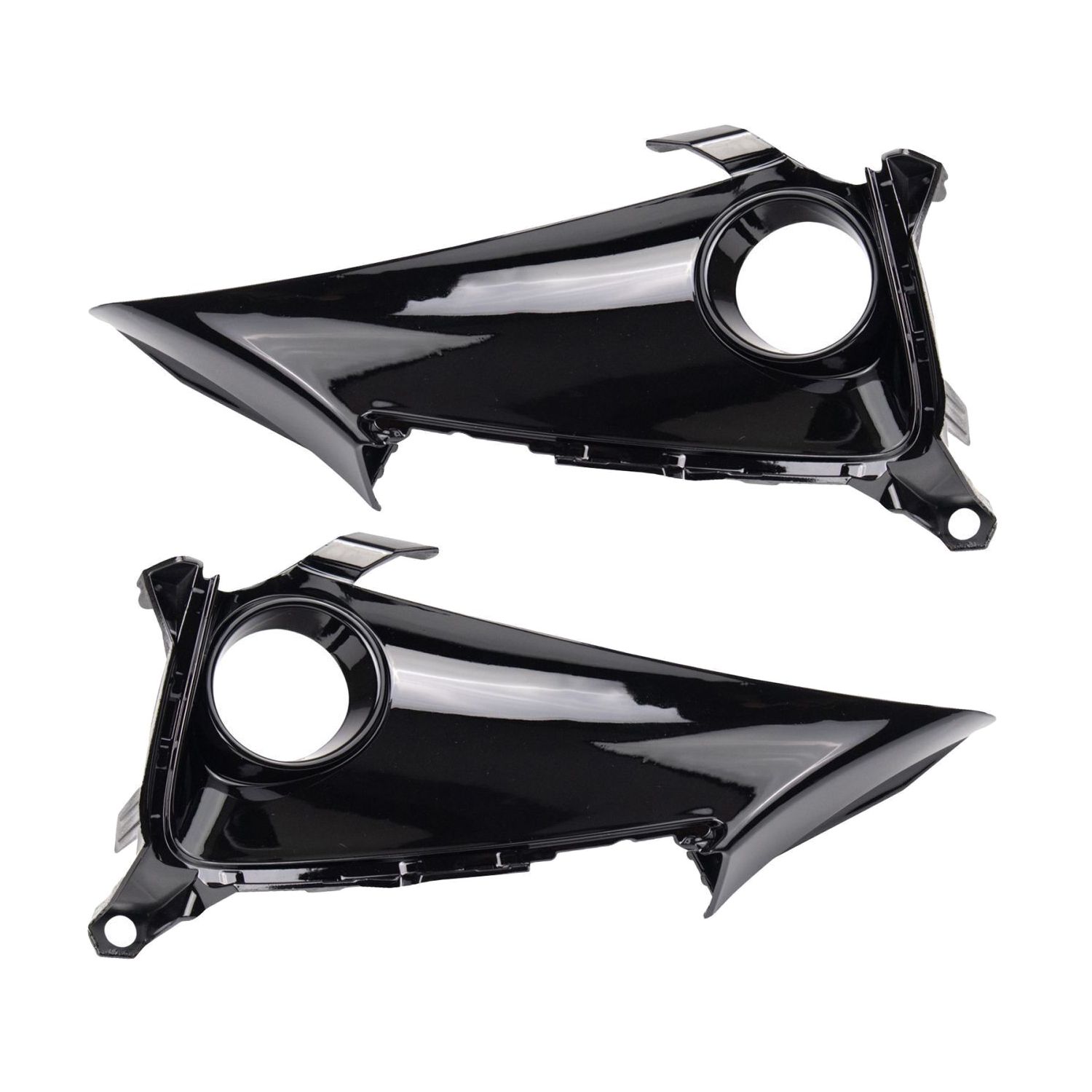 For 2020-2021 Toyota Corolla SE Nightshade Hatchback Fog Light Bezel Set