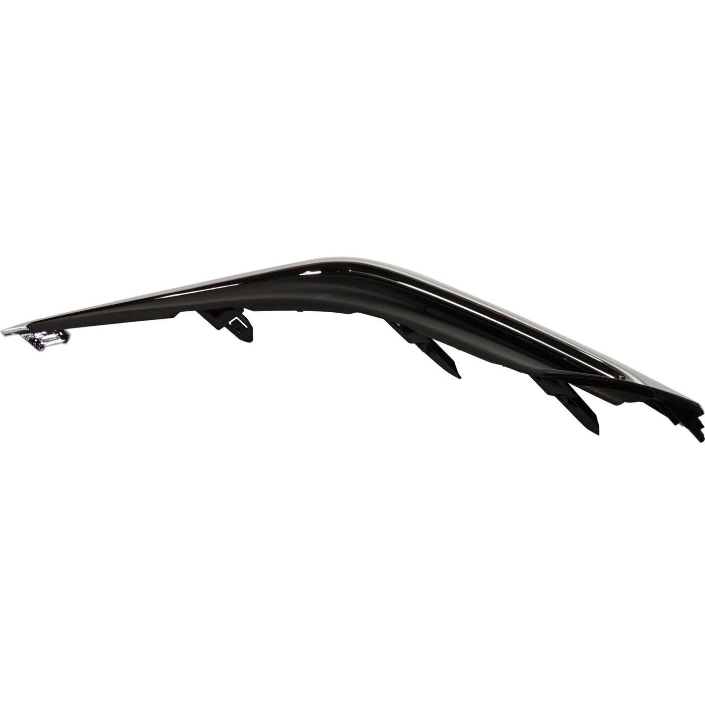 Bumper Trims For Lexus 21-22 ES250 Base Front Left Right Black And Chrome Trim