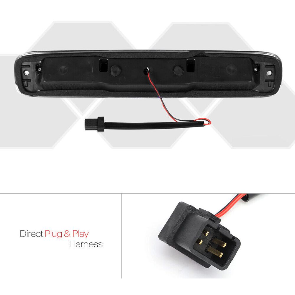Fits 1999-2007 Silverado/Sierra[CHASING HEART RATE]CF LED Third 3rd Brake Light