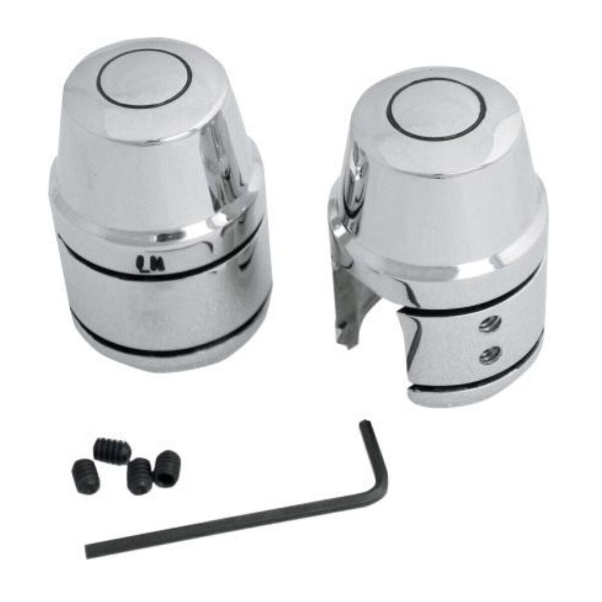 Chrome Shock Top Stud Covers F For 2010-2020 Harley-Davidson Forty Eight 86-20