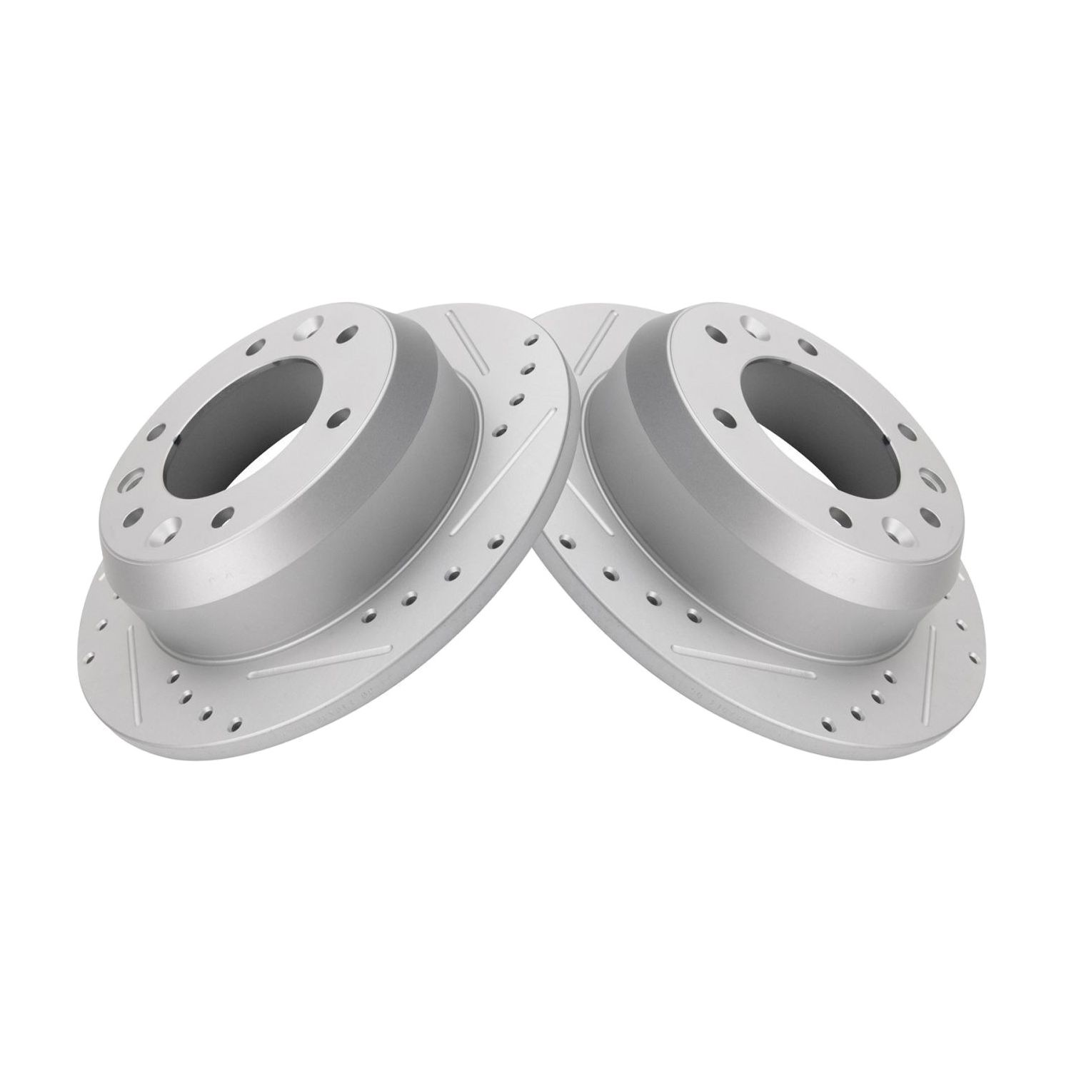 Rear For 07-10 Hyundai Entourage Drilled Slotted G-Coated Disc Brake Rotor Pair