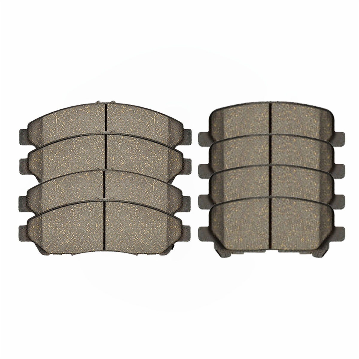 Front And Rear Brake Rotors & Performance Ceramic Pads Kit For MDX Pilot ZDX V6