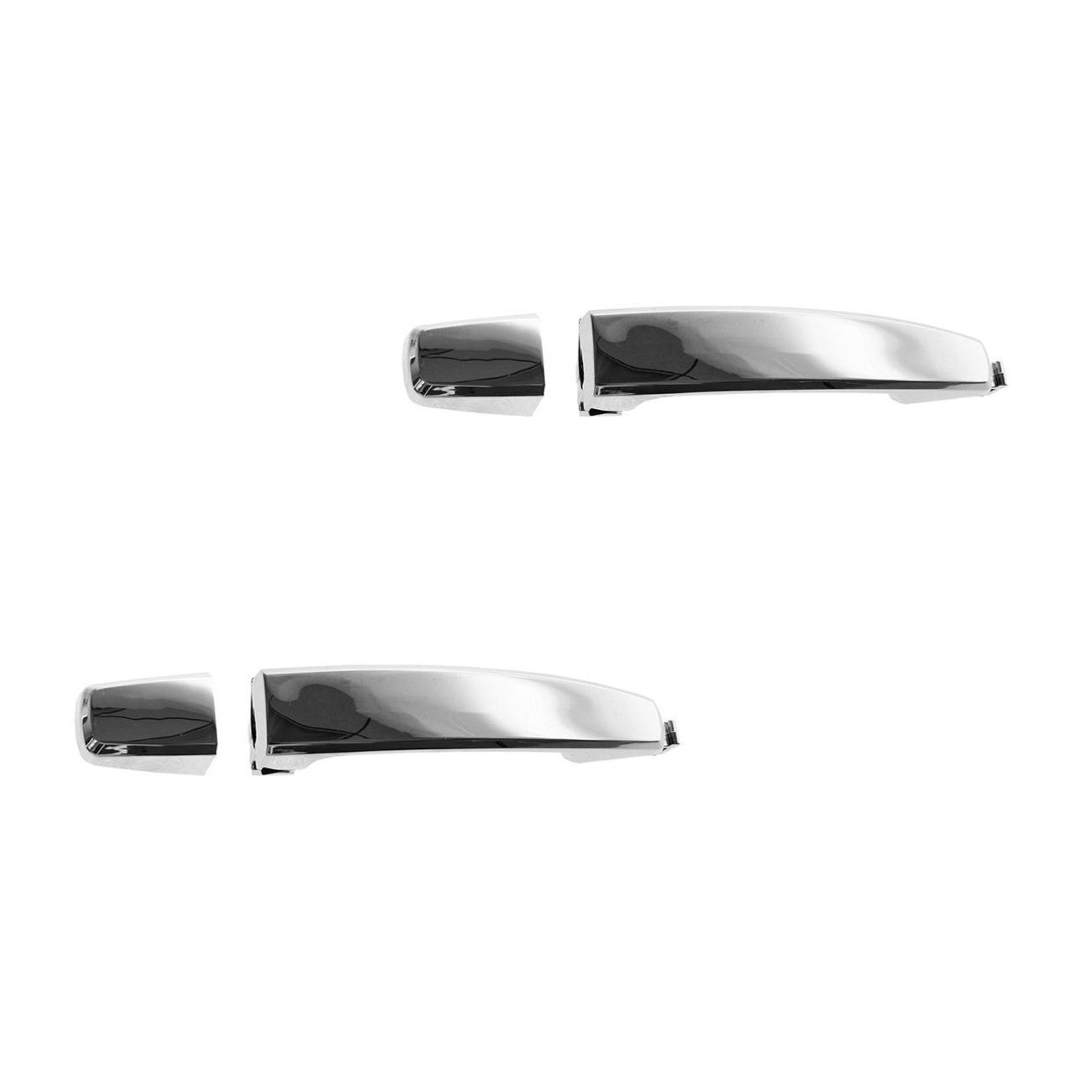 For 07-11 Aveo 12-15 Captiva Sport 08-10 Vue Door Handle Chrome Rear Set