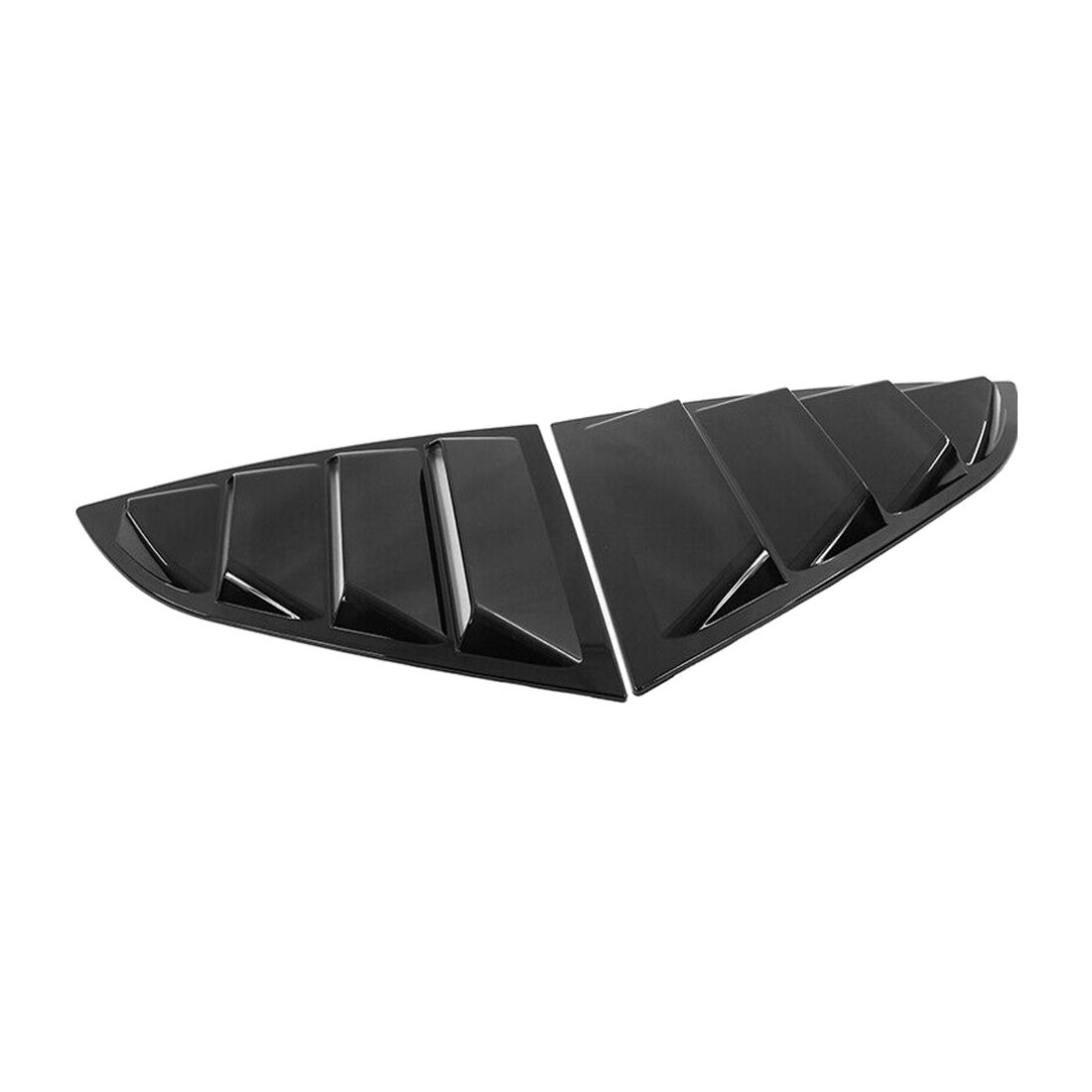 Fits 22-23 Subaru BRZ & Toyota GR86 Coupe IKON 2PCS Side Window Louver Cover PC