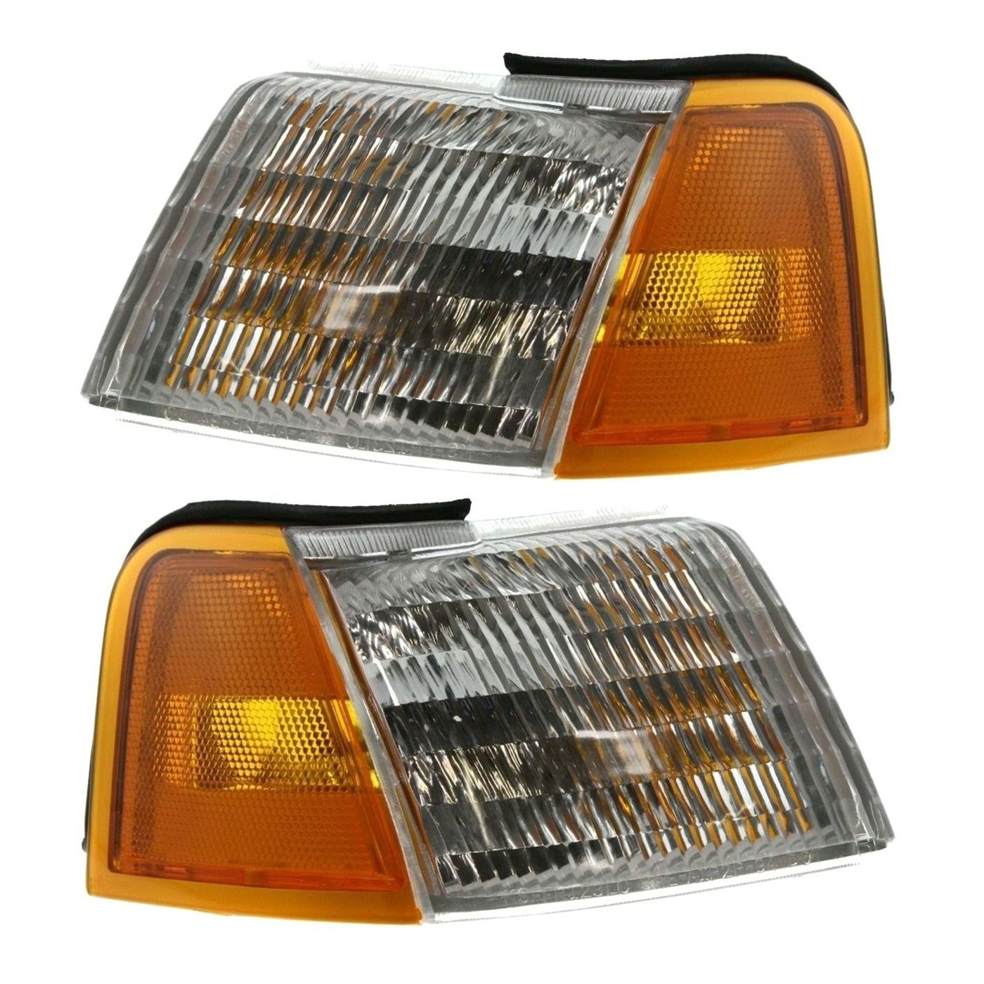 Corner Side Marker Parking Turn Signal Light Lamp Pair Set For Ford Mercury