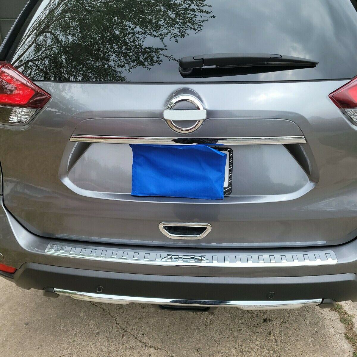 Chrome Rear Bumper Protector Cover Scratch Exact For 2014-2020 Nissan Rogue
