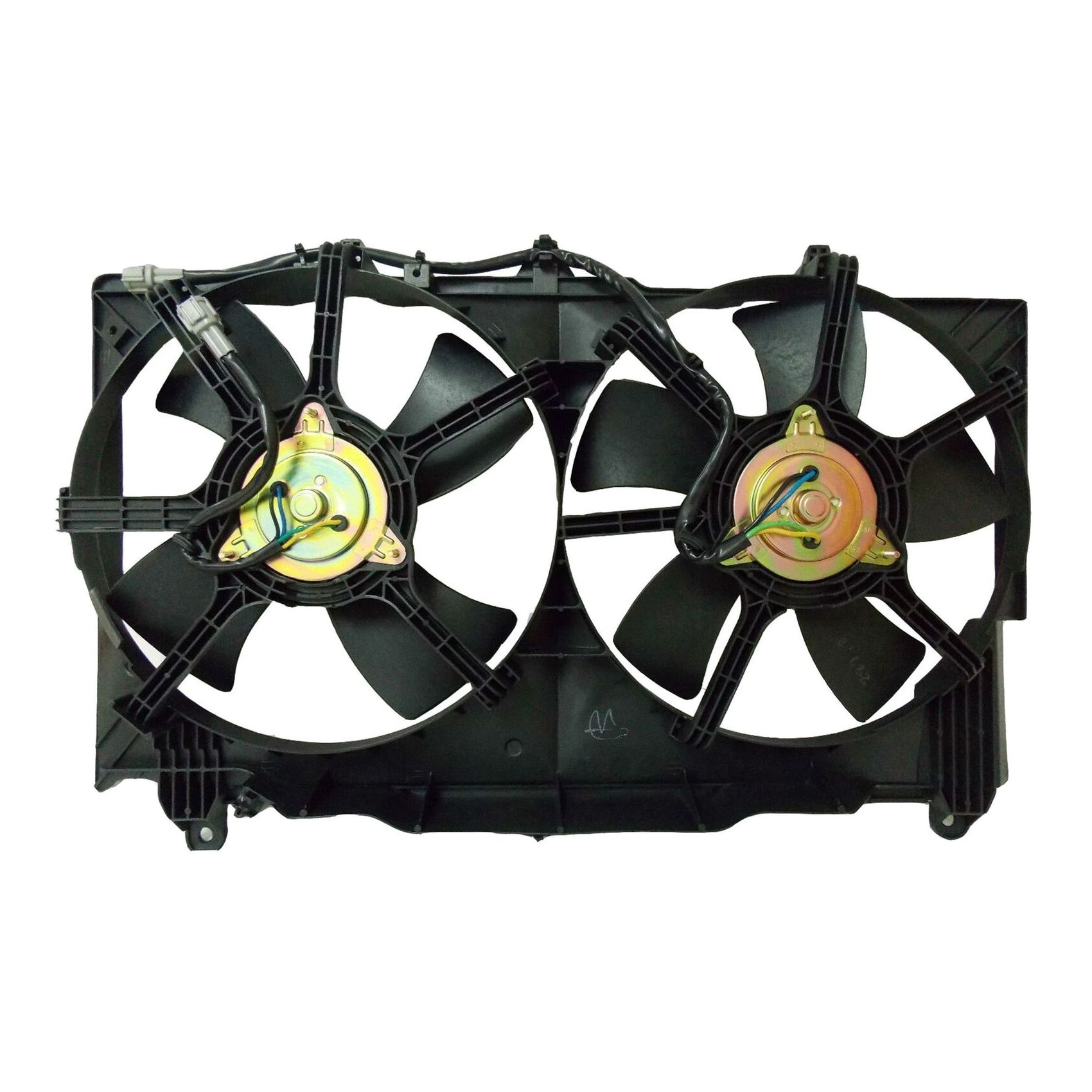 Radiator And Condenser Fan For 03-07 Infiniti G35 03-06 Nissan 350Z NI3115127