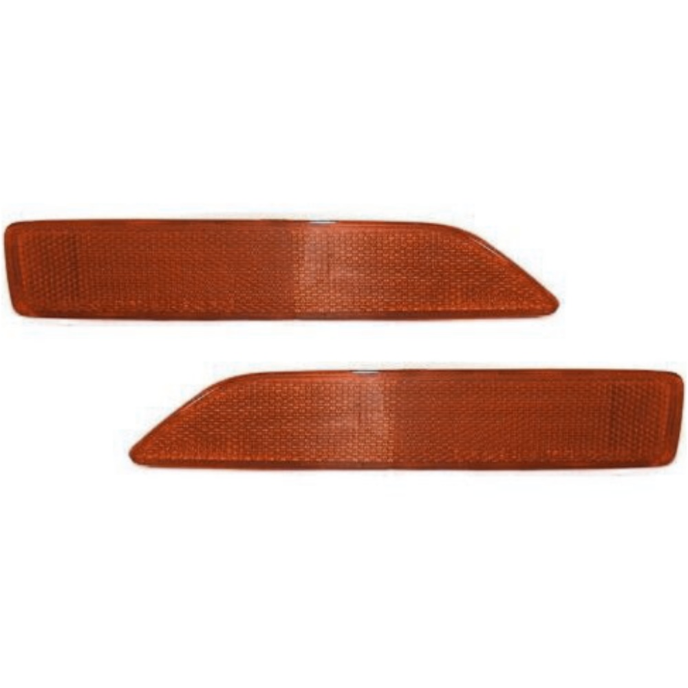 Bumper Reflector Set For 09-11 TL Base Sedan 09-11 TL SH-AWD Sedan Rear 2-Pcs