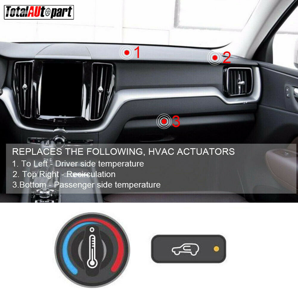 6 Sets Of - HVAC Heater Blend Door Actuator For Buick Cadillac Chevrolet Sierra