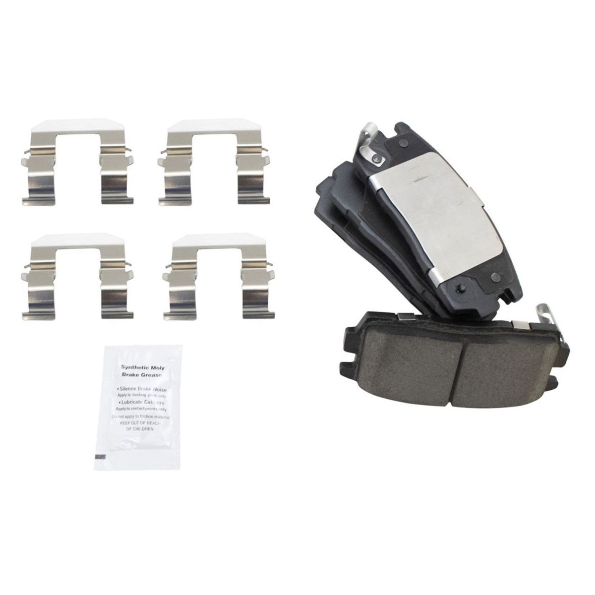 For Chevrolet 2012-2015 Captiva Sport Rear Ceramic Brake Pad & Coated Rotor Kit