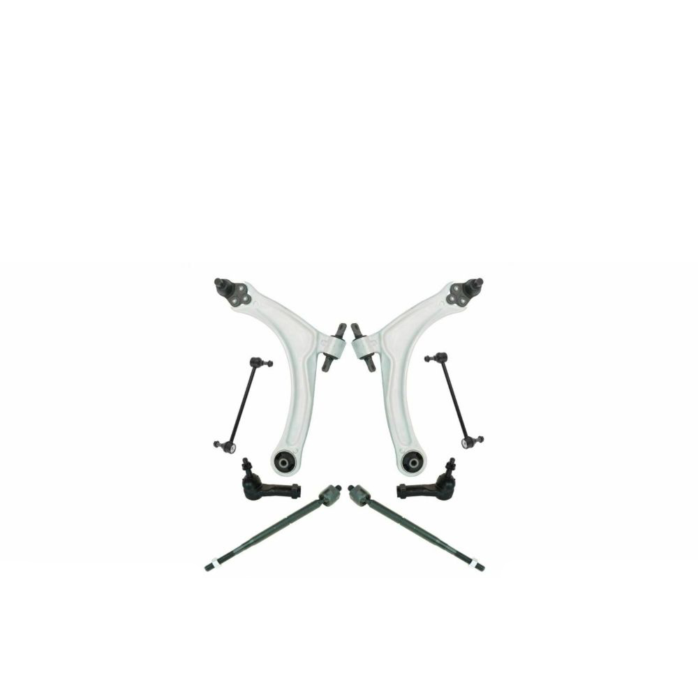 For Cobalt G5 HHR 8pc Control Arms With Ball Joints Tie Rods Links